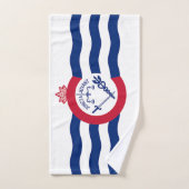 Handhanddoek met vlag van Cincinnati City, Verenig Handdoek (Handdoek)