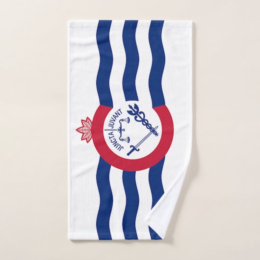 Handhanddoek met vlag van Cincinnati City, Verenig Handdoek (Handdoek)