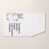 Handhanddoek van Corgi Handdoek (Handdoek)