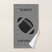 Handhanddoek van het football, gepersonaliseerde n handdoek (Handdoek)