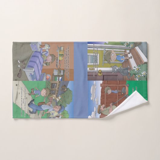 Handhanddoek van het HIccup - 4 afbeeldingen Handdoek (Handdoek)