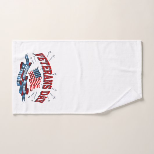 Handhanddoek "Veterandag" Handdoek (Handdoek)