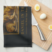 Handhanddoek voor leeuwen theedoek (Quarter Fold)