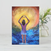 Handhart Bedankkaart (Staand voorkant)