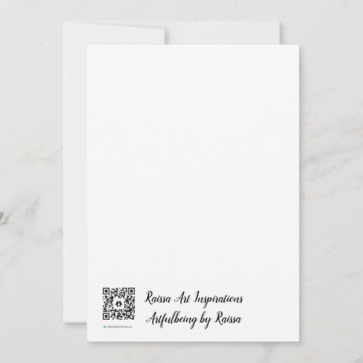 Handhart Bedankkaart (Achterkant)