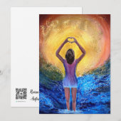 Handhart Bedankkaart (Voorkant / Achterkant)