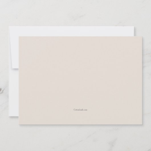 HandhartGestuurde kaart Notitiekaartje (Achterkant)