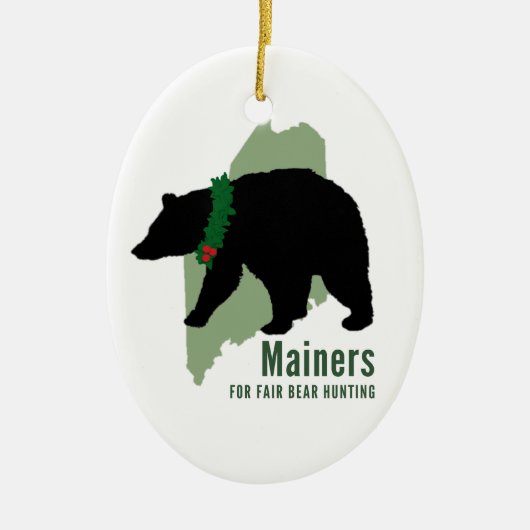 Handhavers voor Fair Beer Hunting Holiday Ornament (Voorkant)