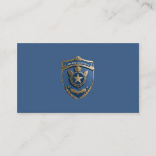 Handhaving Politieagent Politie Departement Visitekaartje