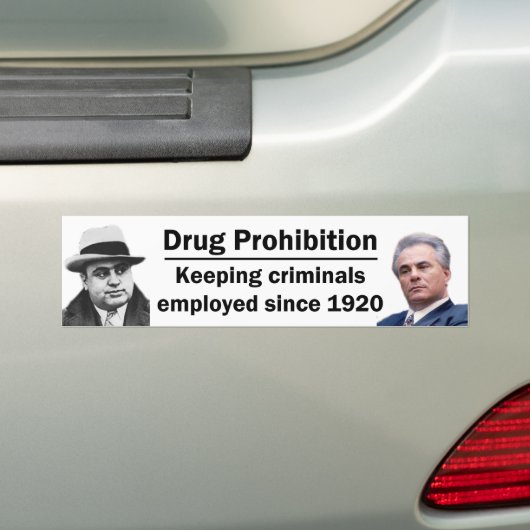 Handhaving van criminelen bumpersticker (Op auto)