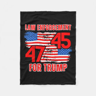 Handhaving voor Trump 45 47 Fleece Deken