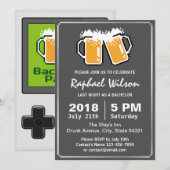 Handheld spel Grappige biertjes Bachelor Party kaa Kaart (Voorkant / Achterkant)