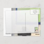 Handheld spelconsole briefkaart (Achterkant)