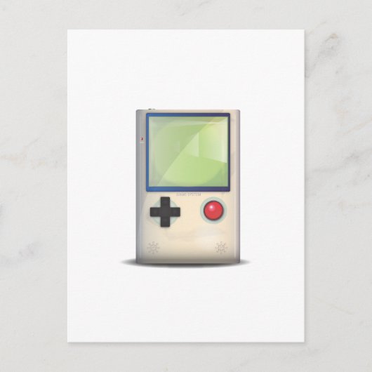 Handheld spelconsole briefkaart (Voorkant)