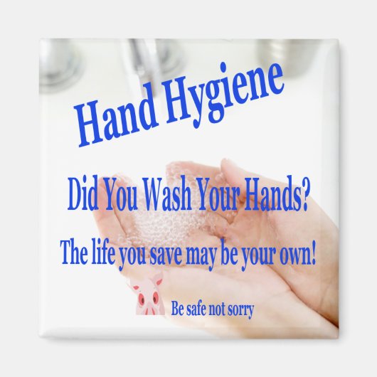 Handhygiëne Magneet (Voorkant)