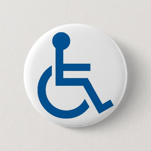 Handicap1 Ronde Button 5,7 Cm (Voorkant)