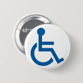 Handicap1 Ronde Button 5,7 Cm (Voorkant /achterkant)