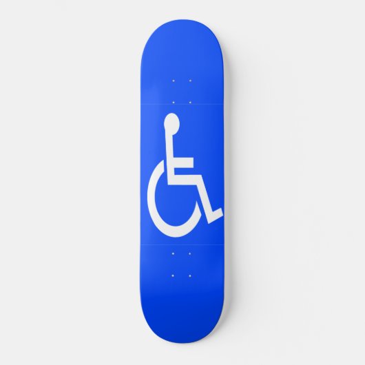 Handicap Bord Skateboard (Voorkant)