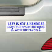 HANDICAP BUMPERSTICKER (Op auto)