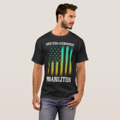 Handicap Humor Disabled Survivor Warrior  2 T-shirt (Voorkant volledig)