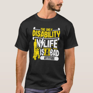 Handicap Humor voor rolstoelgehandicapten Parapleg T-shirt