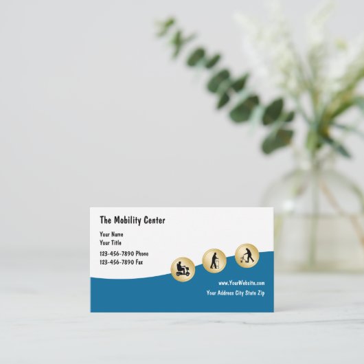 Handicap Medical Supplies Visitekaartje (Staand voorkant)