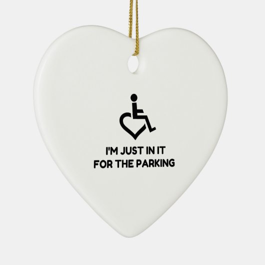 Handicap Parking Keramisch Ornament (Rechts)