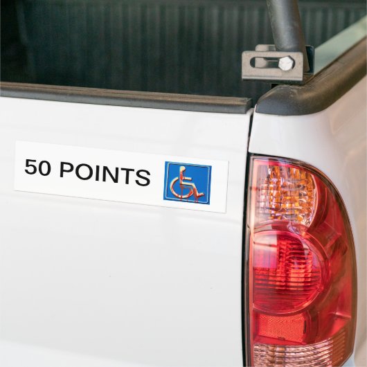 Handicap Points Bumpersticker (Op Truck)