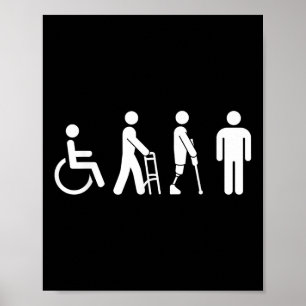 Handicap Pride Maand Advocate Gift Verschillende A Poster
