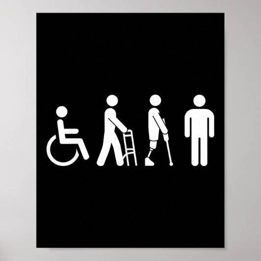 Handicap Pride Maand Advocate Gift Verschillende A Poster (Voorkant)