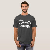 Handicap Rolstoel Funny Wheelstoel Herfst T-shirt (Voorkant volledig)