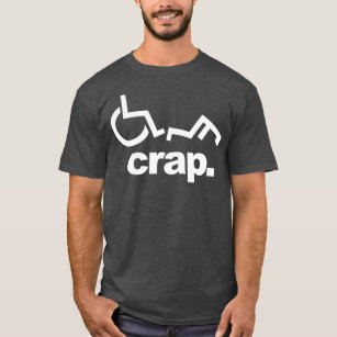 Handicap Rolstoel Funny Wheelstoel Herfst T-shirt