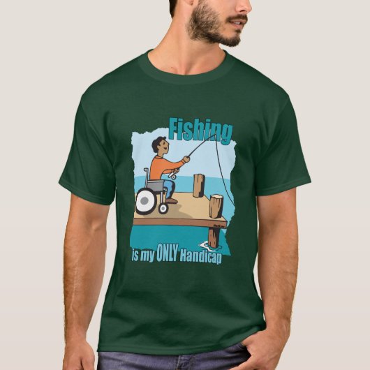 Handicap Rolstoel Gevist T-shirt (Voorkant)