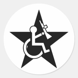 Handicap Ronde Sticker