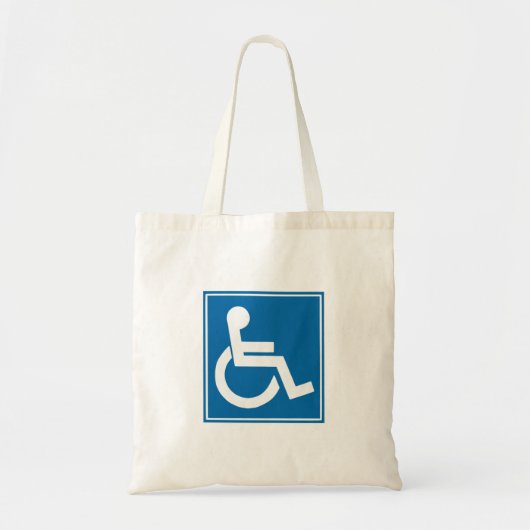 Handicap Sign Bag Tote Bag (Voorkant)