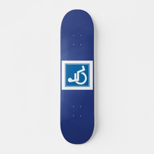 Handicap Sign Skateboard (Voorkant)