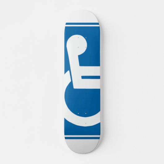 Handicap Sign Skateboard (Voorkant)