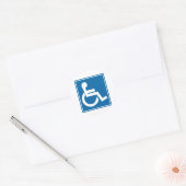 Handicap Sign Sticker (Envelop)