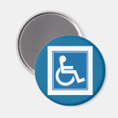 Handicap-teken Magneet (Voorkant / Achterkant)