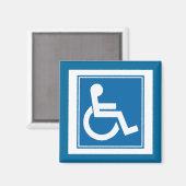 Handicap-teken Magneet (Voorkant / Achterkant)