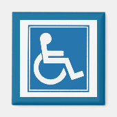 Handicap-teken Magneet (Voorkant)