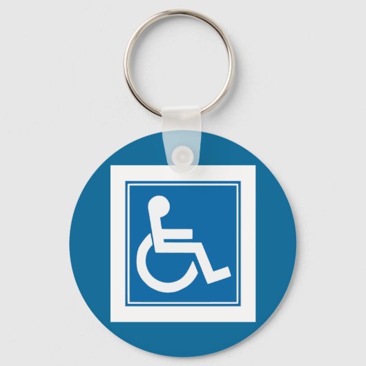 Handicap-teken Sleutelhanger (Voorkant)