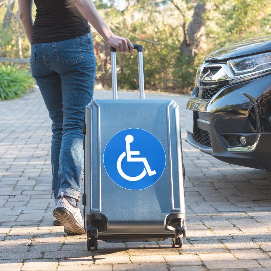 Handicap-teken Sticker (Koffer Insitu)