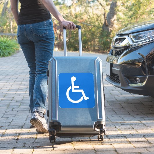 Handicap-teken Sticker (Koffer Insitu)