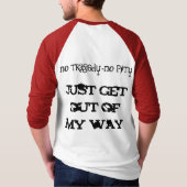 handicap, trots, ik ben niet jouw inspiratie... t-shirt (Achterkant)