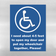 Handicap-waarschuwing voor autodeuren