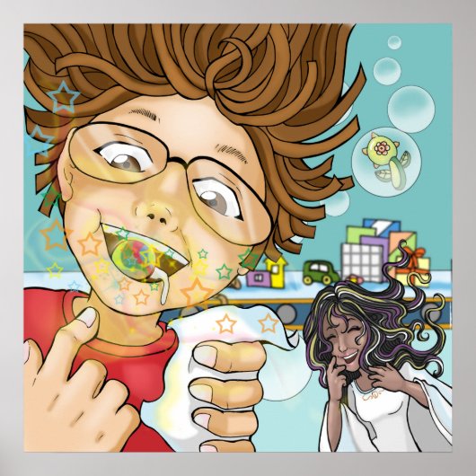 handicap, zwarte tandenfee, jongen, speelgoed, sno poster (Voorkant)