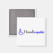 Handicapabel (rolstoel) magneet (Voorkant / Achterkant)