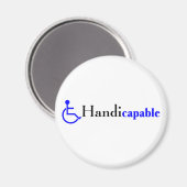Handicapabel (rolstoel) magneet (Voorkant / Achterkant)
