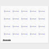 Handicapabel (rolstoel) ronde sticker (Vel)